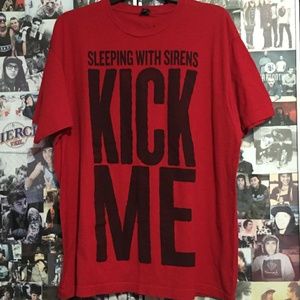 sleeping with sirens kick me shirt